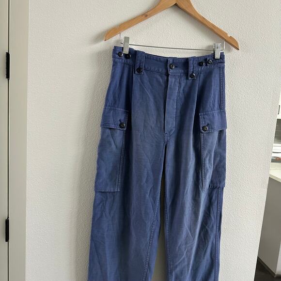 The Great. THE CONVOY PANT Vintage Blue New Size 26 - Picture 6 of 9